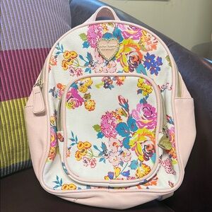 Floral Pink Backpack Betsy Johnson